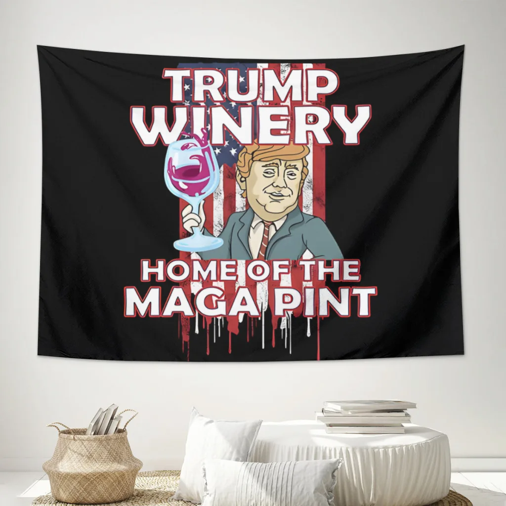 

Trump Ultra Maga Mega Pint Tapestry Home Decoration Bedroom Colored Tapestry Living Aesthetic Macrame Wall Hanging