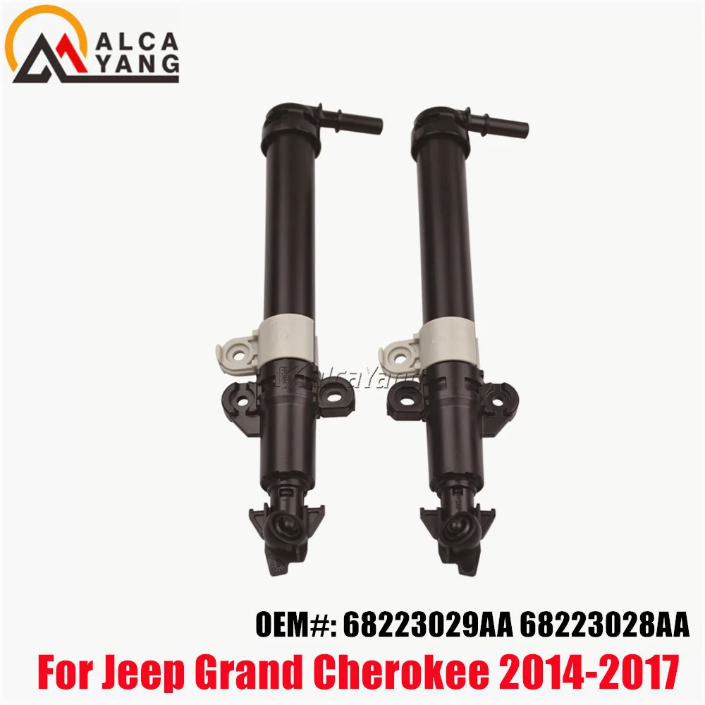 

For Jeep Grand Cherokee 2014-2017 Front Head Light Lamp Washer Spray Nozzle Cleaning Pump Actuator Jet 68223029AA 68223028AA