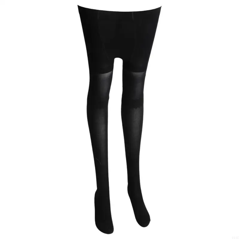 Donne jacquard patchwork collatyhose finta coscia sopra le calze calze del ginocchio y1ac