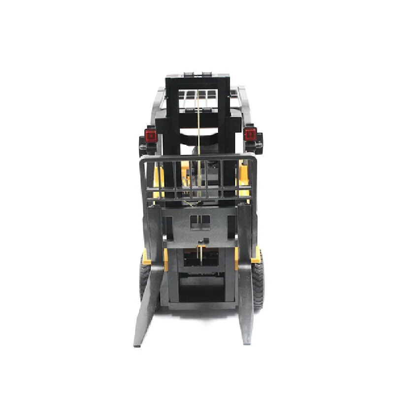 

Huina Boys Gift Eight-Channel Electric Sound And Light Alloy Forklift + Flatbed Truck Combination Remote Control Car Model Toys