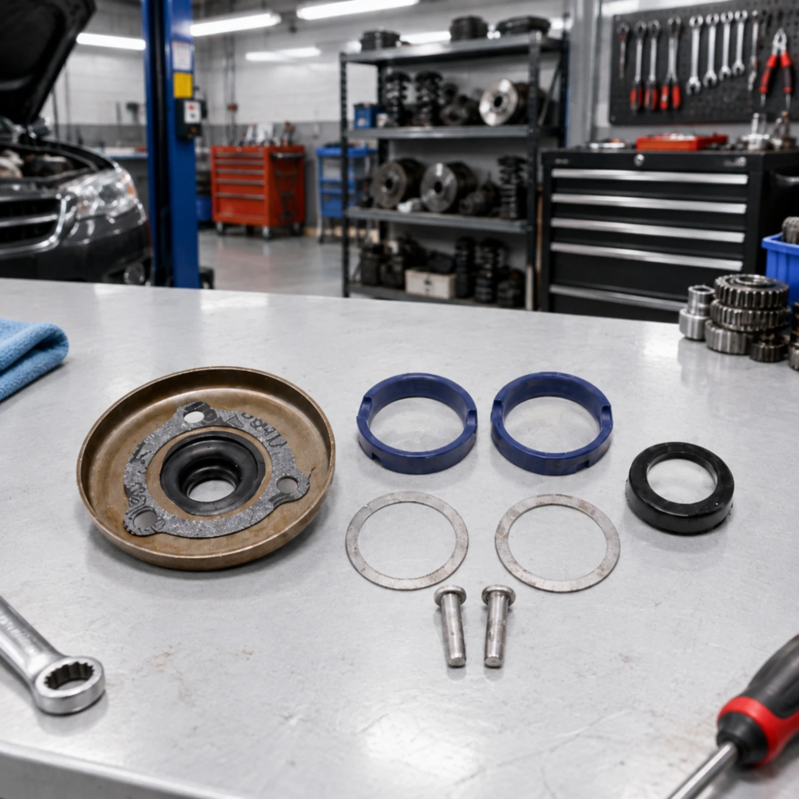 Manual Transmission Shifter Rebuild Kit with Retainer Plate for Ford Mazda Repair