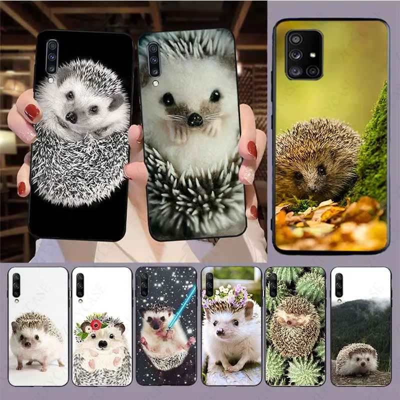 lovely hedgehog animal funda Cover For samsung Galaxy A53 A52S A11 A14 A13 A21S A22 A23 A24 A32 A33 A34 A40 A51 A71 A73 5G cases