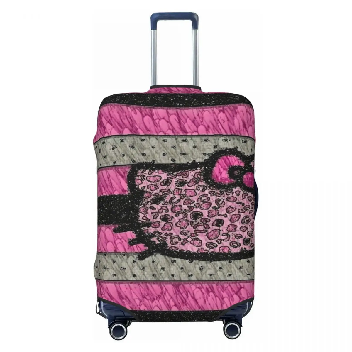 

Custom Hello Kitty Cartoon Travel Luggage Cover Dust Proof Suitcase Cover Protector Fit 18-32 Inch
