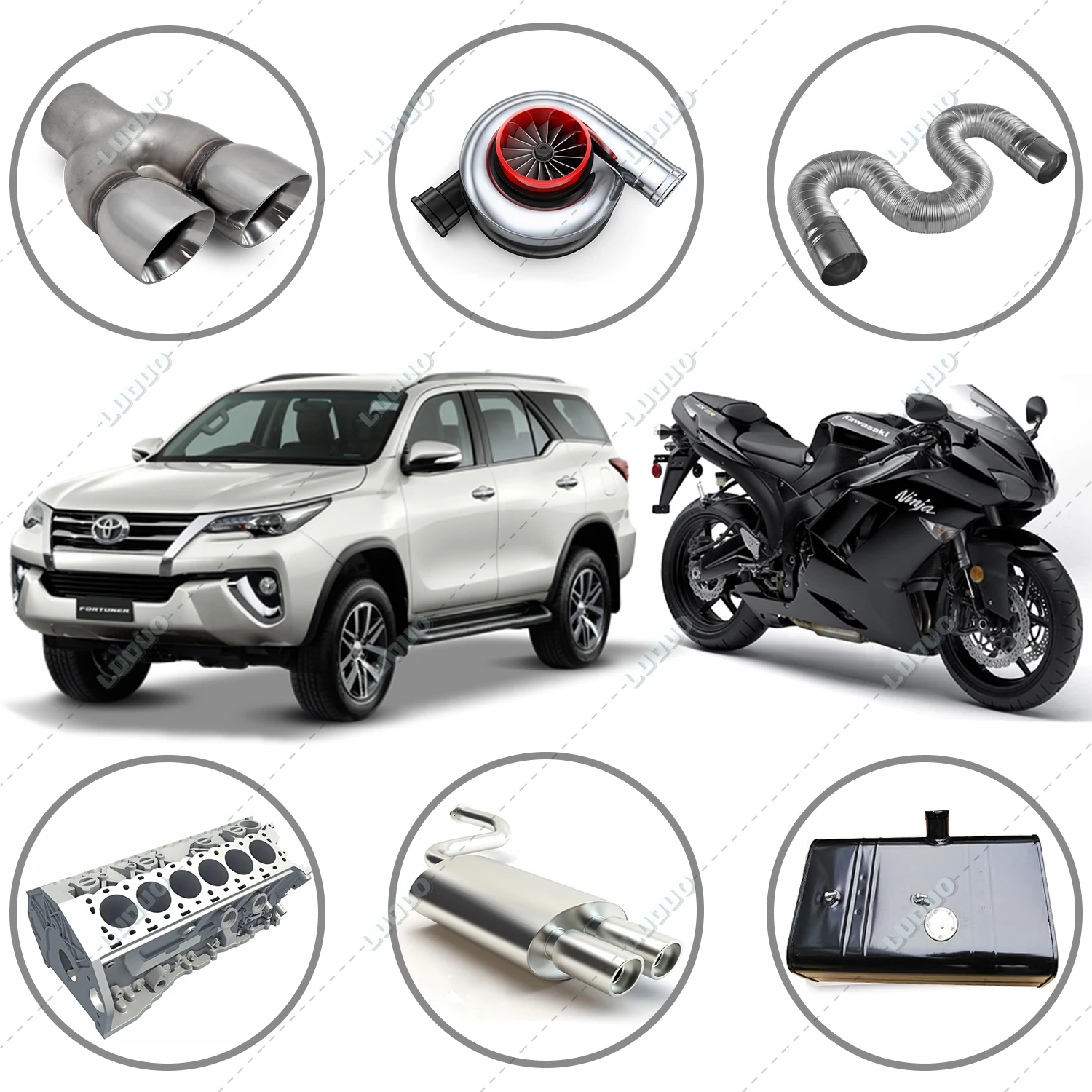 Exhaust Pipe Repair Glue For Motorcycle Car Pipes Silencer Seal Welding Leak Repair High Temp Adhesive For Mufflers Tailpipes