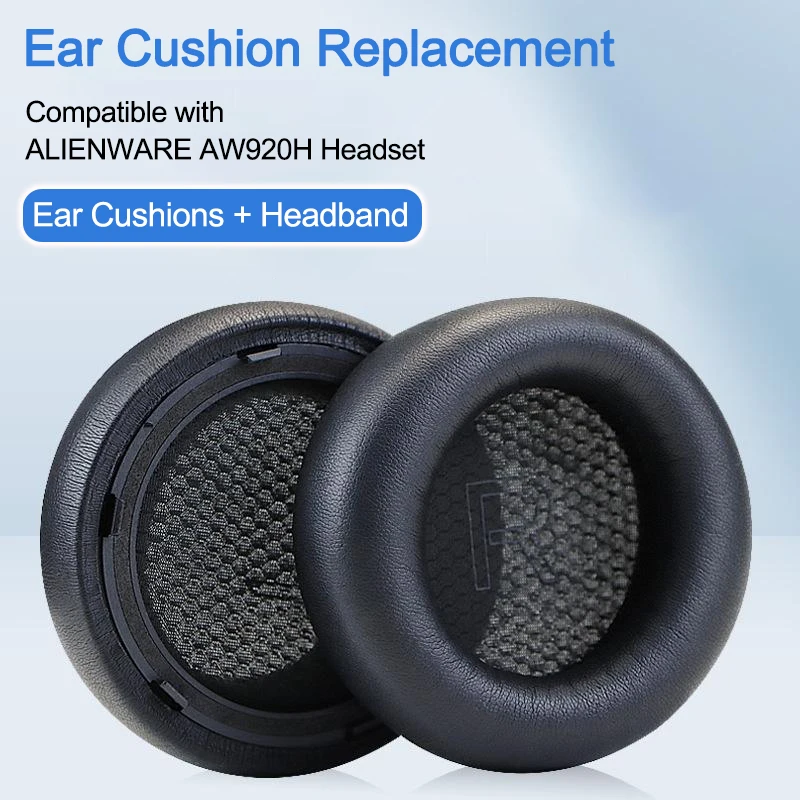 

Replacement Foam Ear Cushions for Alienware AW920H Headphones Ear Pads Headband Accessories