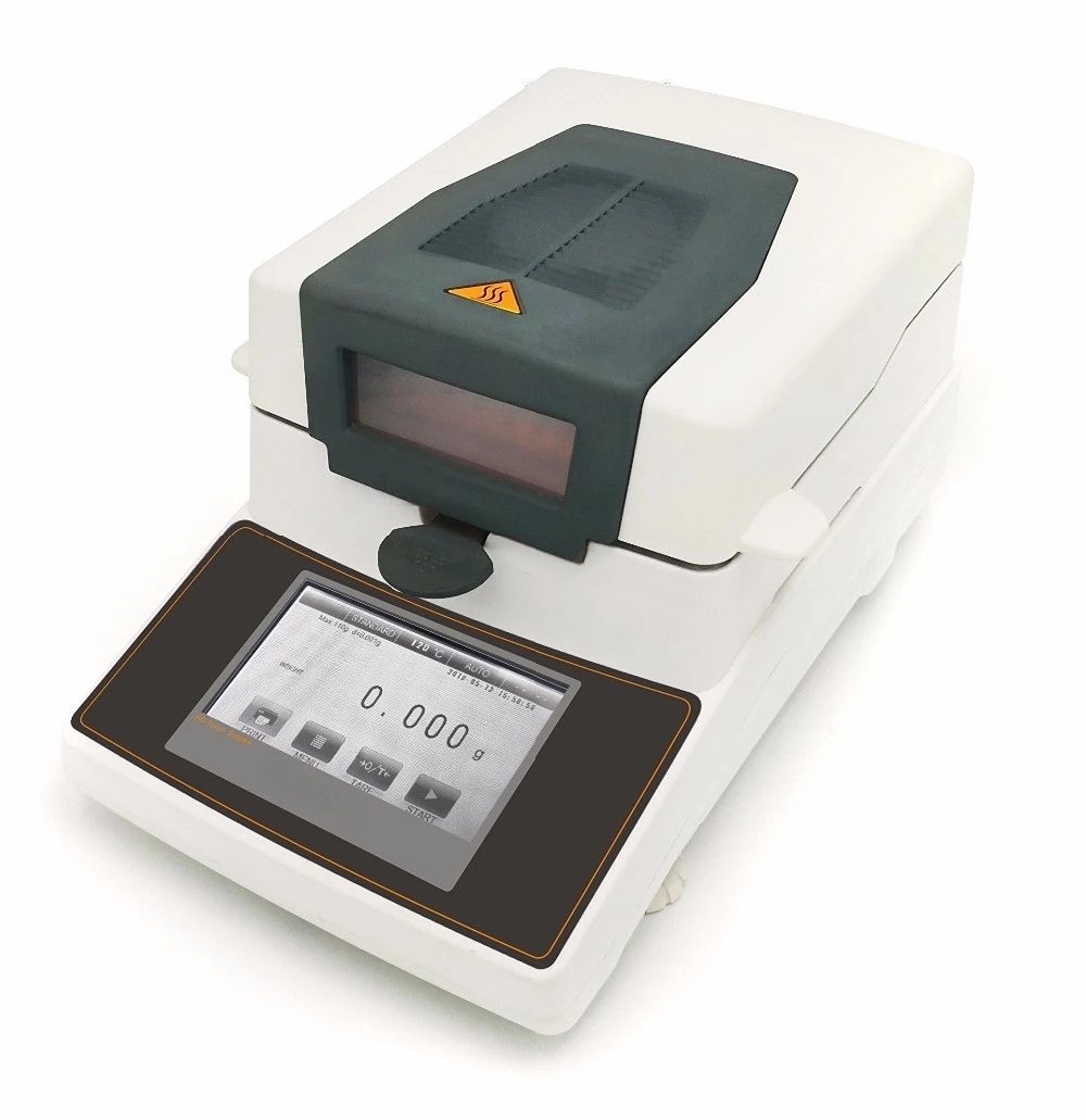 

Plastic moisture analyzer 110g/1mg 0.001g touch screen meter