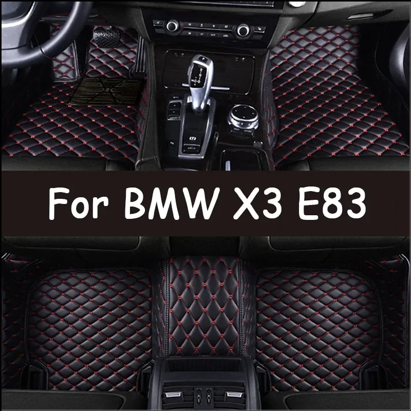 

Car floor&trunk mats for BMW X3 E83 2005 2006 2007 2008 2009 2010 Custom foot Pads automobile carpet cover interior accessories