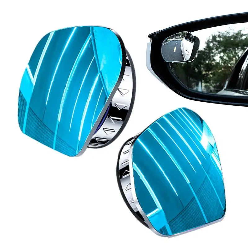 2pcs Car Blind spot Mirror Automotive 360 Degree Adjustable Reversing Mirror Vehicles Novice  Drivers Wide Angle Side Mirror