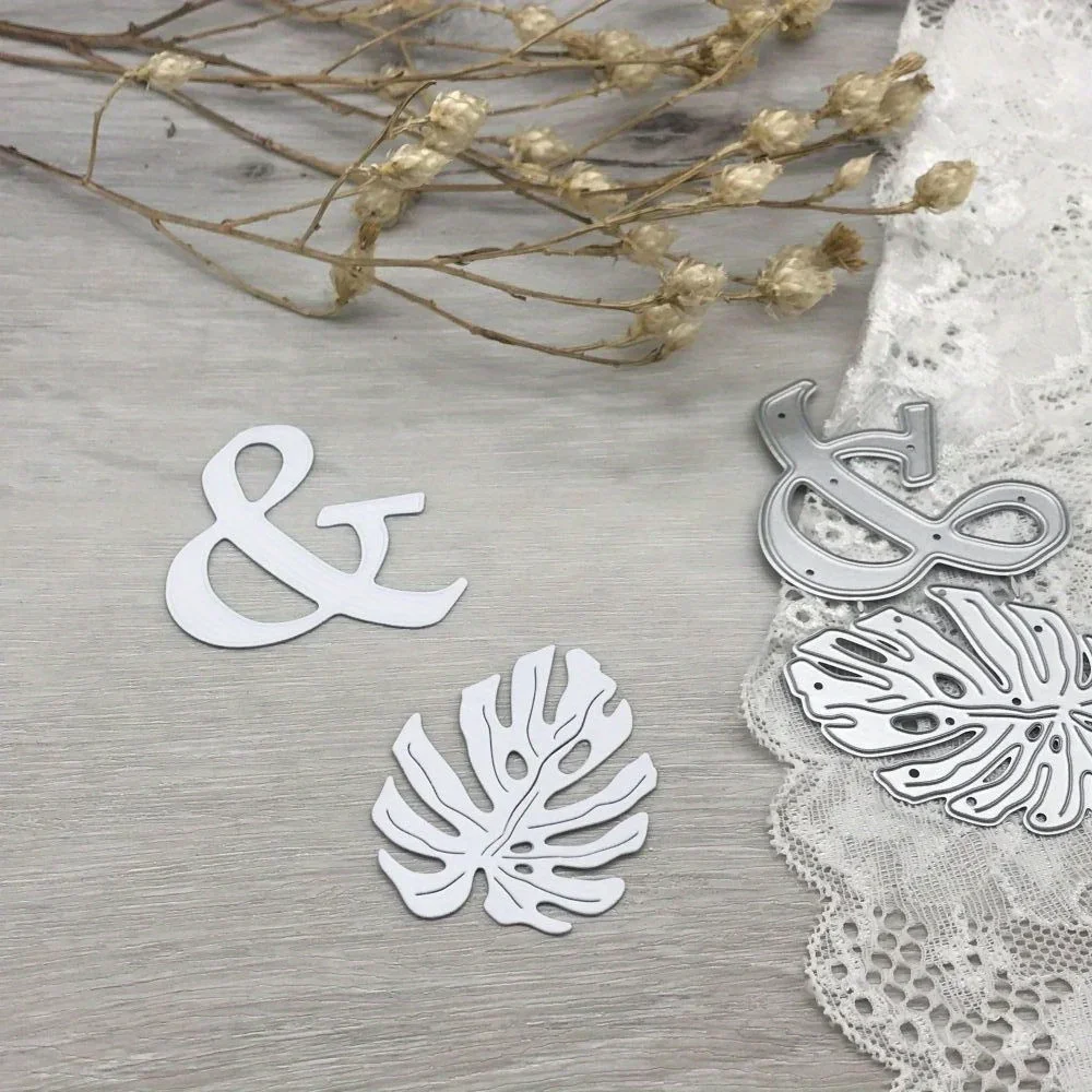 1pcs metal cutting dies cut die mold symbol leaf decoration Scrapbook paper craft blade punch stencils dies