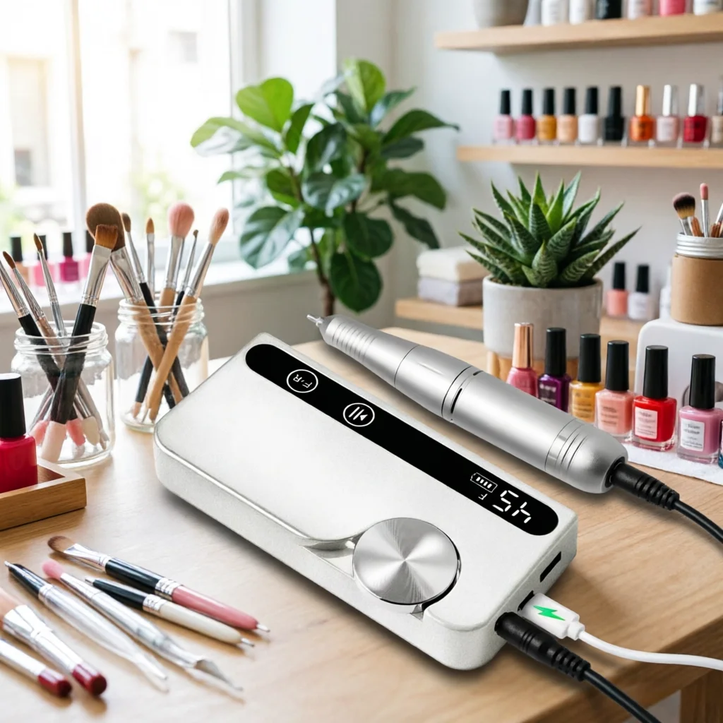 low-noise-45000rpm-rechargeable-electric-nail-drill-professional-gel-nail-polishing-tool