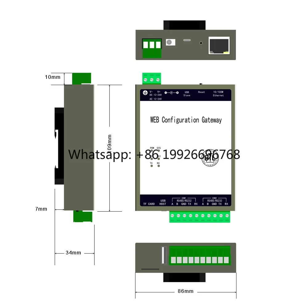 Professional Cloud-Enabled MQTT Web Gateway Secure and Easy to Use for IoT Applications Manufacturer Supply