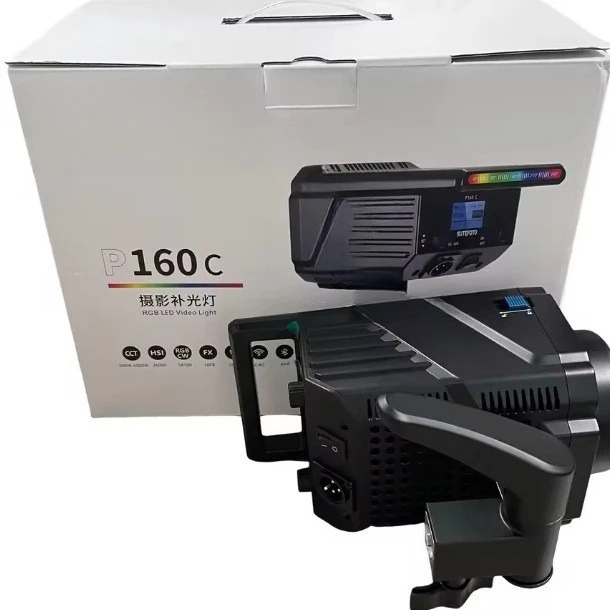 P160C is on LED professional live stream studio film and television light video photo soft light