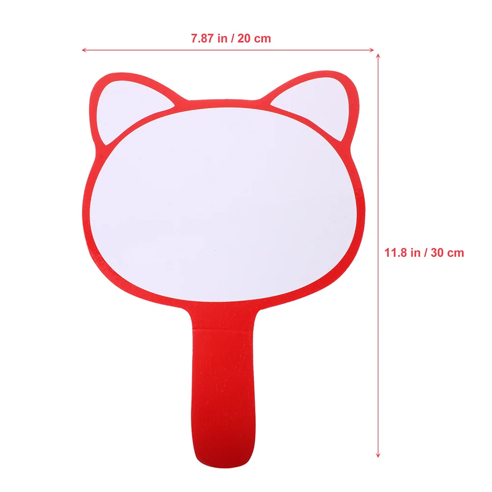 2 قطعة السبورة البيضاء المحمولة لوحات المسح الجاف للتصويت على المسجل القضاة مزادات ألعاب الفصول الدراسية جانب واحد لوحات بيضاء صغيرة #1