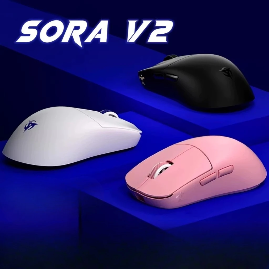 NINJUTSO Sora V2 Wireless Gaming Mouse 2.4G Dual Mode Support 8000hz Lightweight FPS Esports Gaming Office Desktop Laptop Mouse
