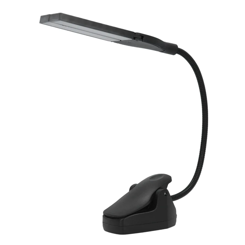 Rechargeable Battery​ Music Stand Light​ ​3 Brightness Levels​ ​Flexible Metal Hose​ ​Piano Light ​28 LEDs ​USB Charging​