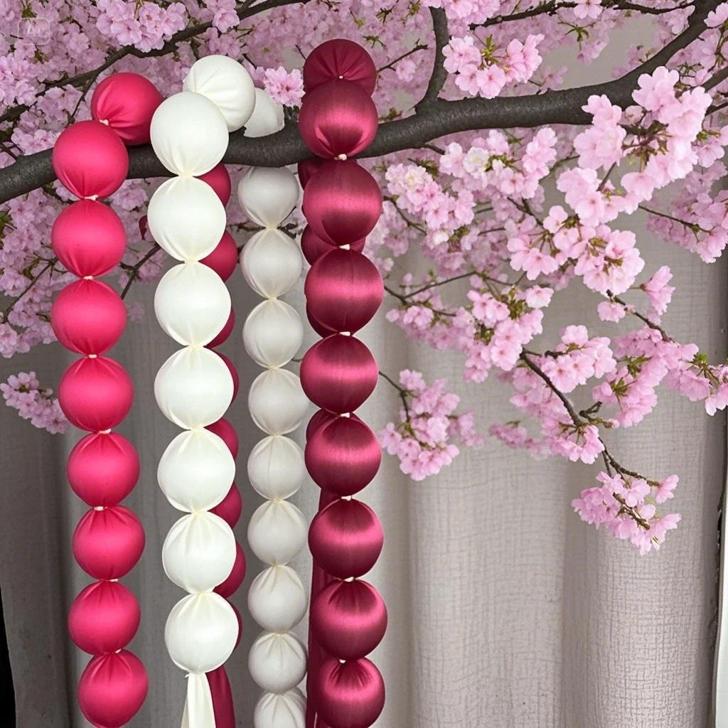 10pcs Wedding Background Wall Decoration Fabric Ball String Stage Props Banquet For Wedding Room Birthday Party Showcase Decor