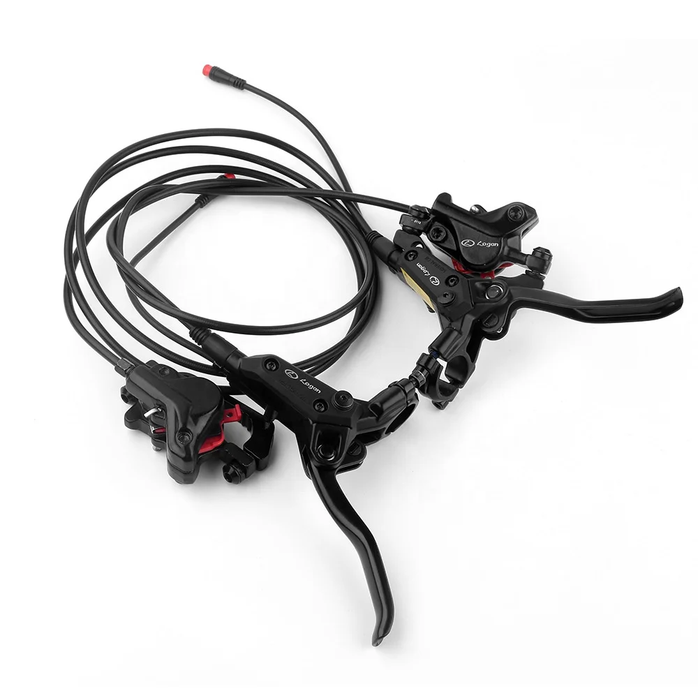

Logan Double Pistons Bicycle Hydraulic Brake E Bike Disc Brake Front 800mm/rear 1500mm Ebike Hydraulic Brake