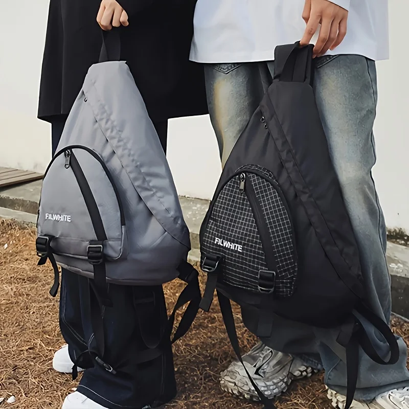 

Men Casual Crossbody Bag Stylish Durable & Lightweight Crossbody Sling Shoulder Bag for Travel, Hiking, Cycling, Running