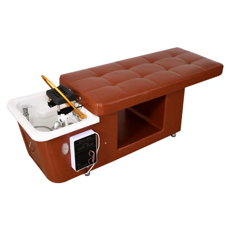 

Electric Push-pull Water Circulation Fumigation Cleaning Bed For Beauty And Haircut Of Head Therapy Bed