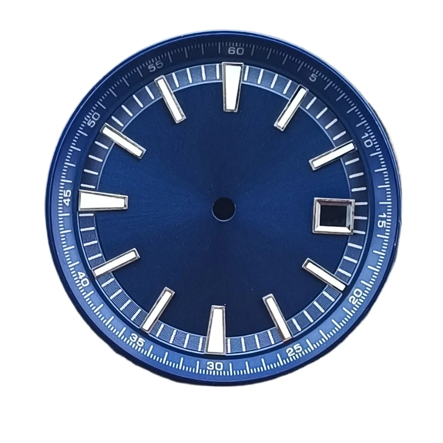 33mm 8215 Dial Black Blue Beige  No Logo Green Luminous for 8215 Mechanical Movement Watch Parts