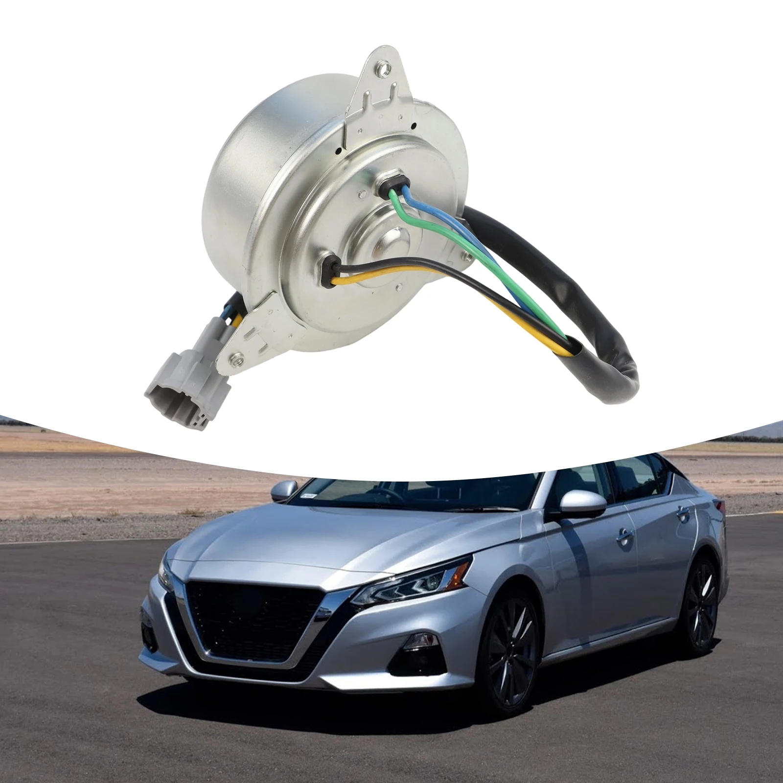 Automotive Cooling Solution Motor Cooling Fan Silver Quiet Performance Cooling Solution Innovative Blade Design