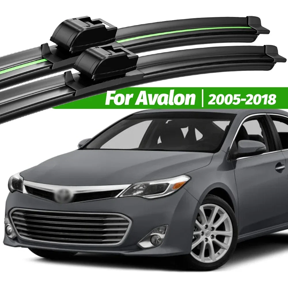 

For Toyota Avalon 2005-2018 2pcs Front Windshield Wiper Blades 2006 2008 2009 2012 2013 2016 2017 Windscreen Window Accessories