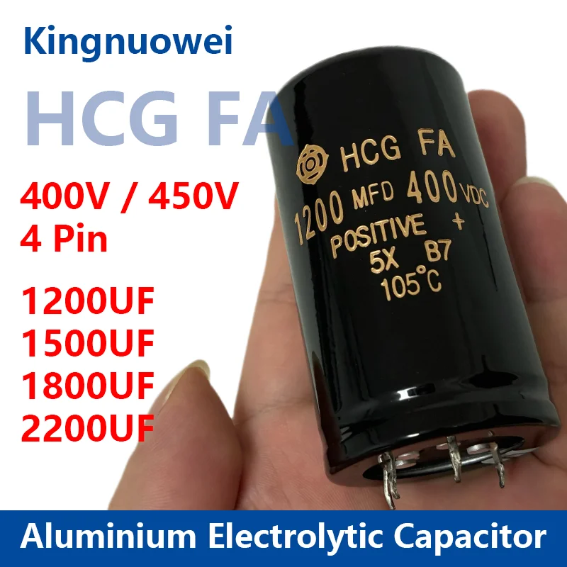 1200UF 1500UF 1800UF 2200UF 4pin Aluminium electrolytic capacitor 1200UF450V 1500UF450V 1800V450V 2200UF450V 400V 450V capacitor