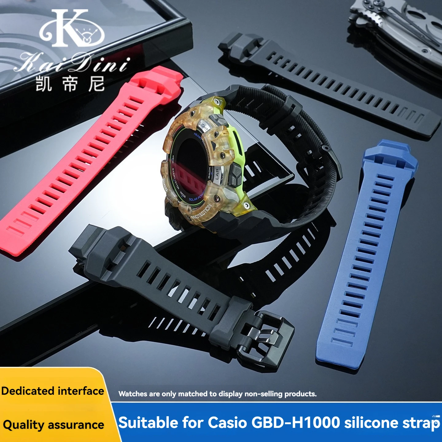 

Ремешок для часов из смолы для Casio G-Shock 3475 GBD-H1000, мужской ремешок, водонепроницаемый браслет GBD-H1000-1A7JR, сменный браслет