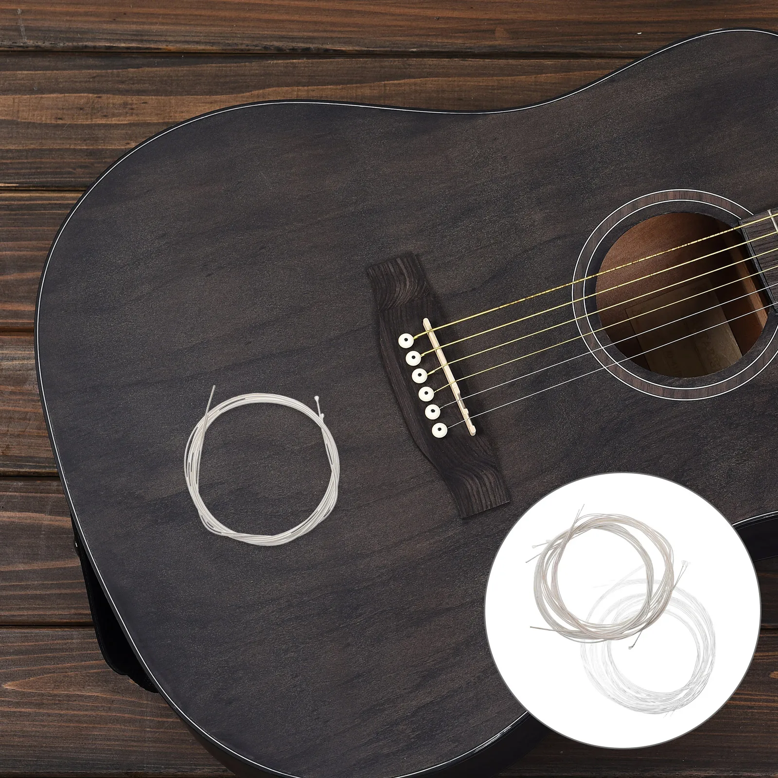 

String Set Oud Supply Instruments Accessories Replace Nylon Cores Beige Stringed