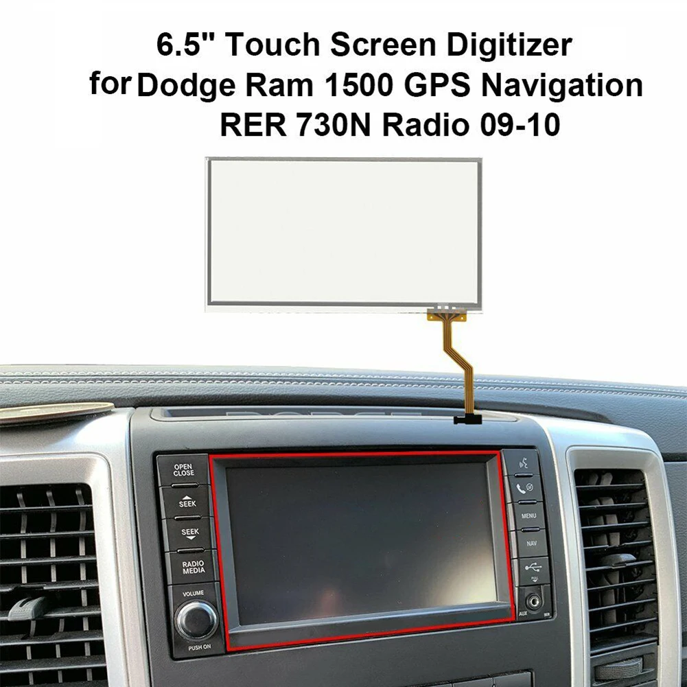 Touch Screen New Touch Screen Glass Digitizer Replacement for MYGIG Uconnect 6 5 REN RER RHR 07 10 Radio High Quality