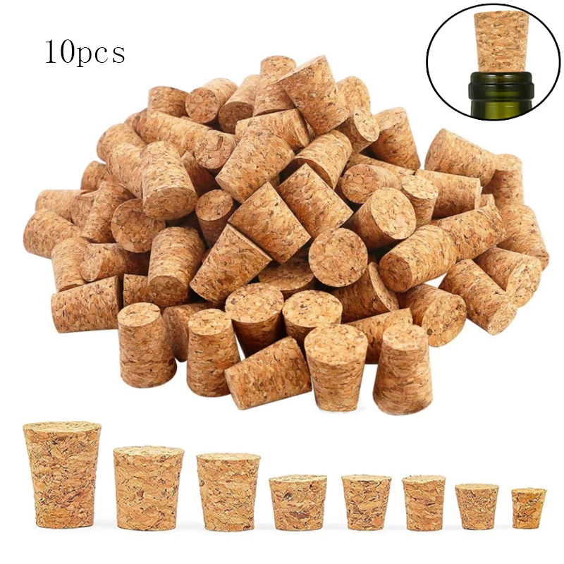 5/10Pcs Wine Corks Corks Wine Stopper Reusable Functional Portable Sealing Stopper for Bottle Bar Tools Kitchen Accessories