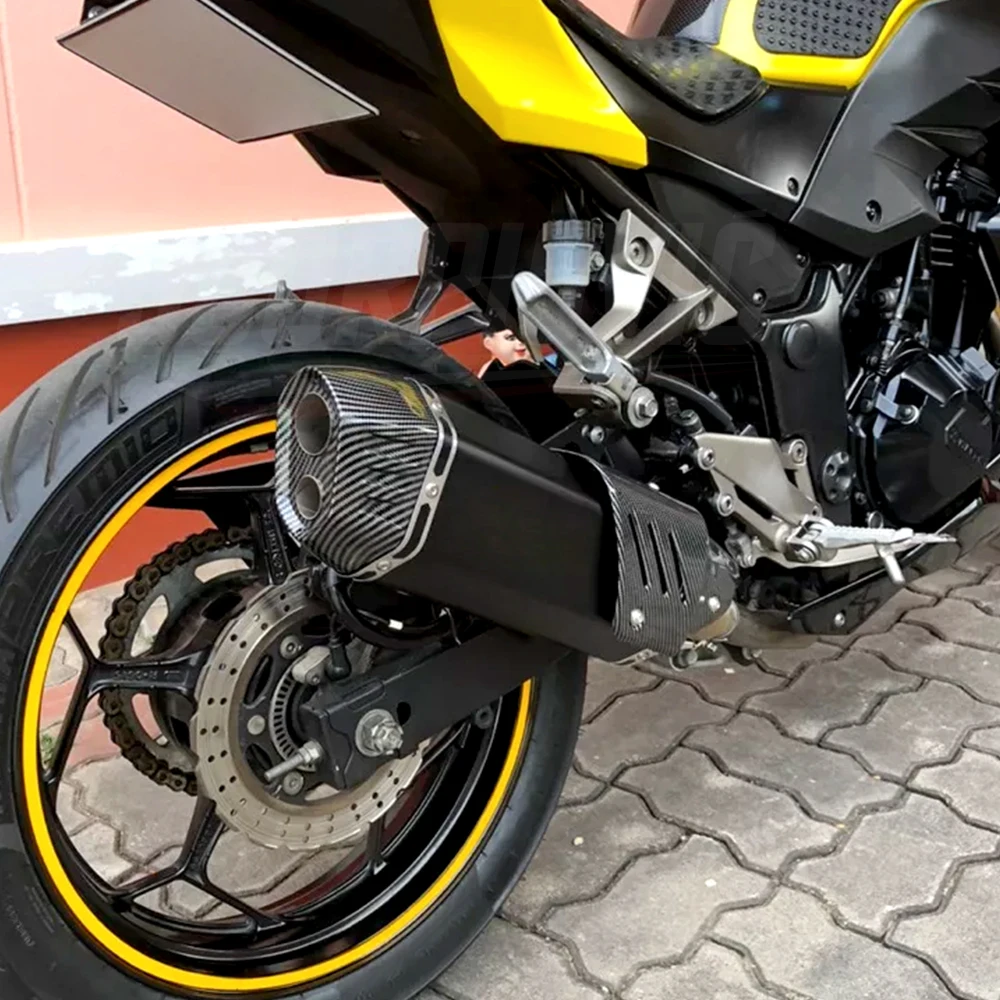 

Factory Hot Selling Motorcycle Slip On Exhaust Modify Motocross Exhaust Universal Muffler For R6 MT09 Z900 Z