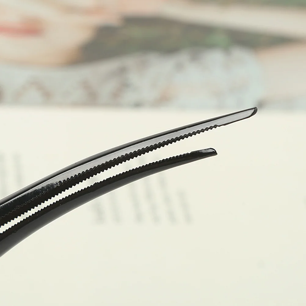 

8Pcs Ox Horn Hair Clips Metal Duckbill Section Clip for Salon Styling Seamless Partition Clips Holders Professional Hairdressing