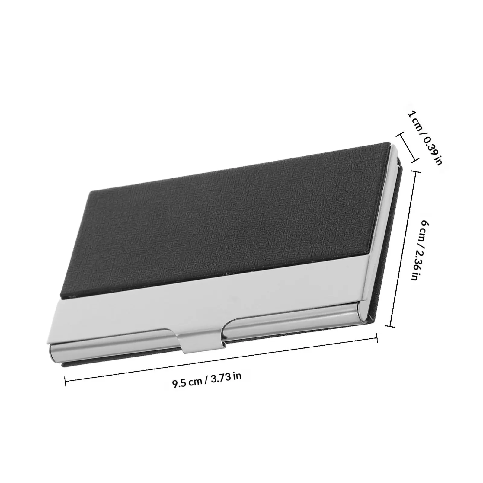 Stainless Steel Business Card Holder Slim Metal Card Case for Men Women Portable Pocket Size Organizer Secure Closure Elegant