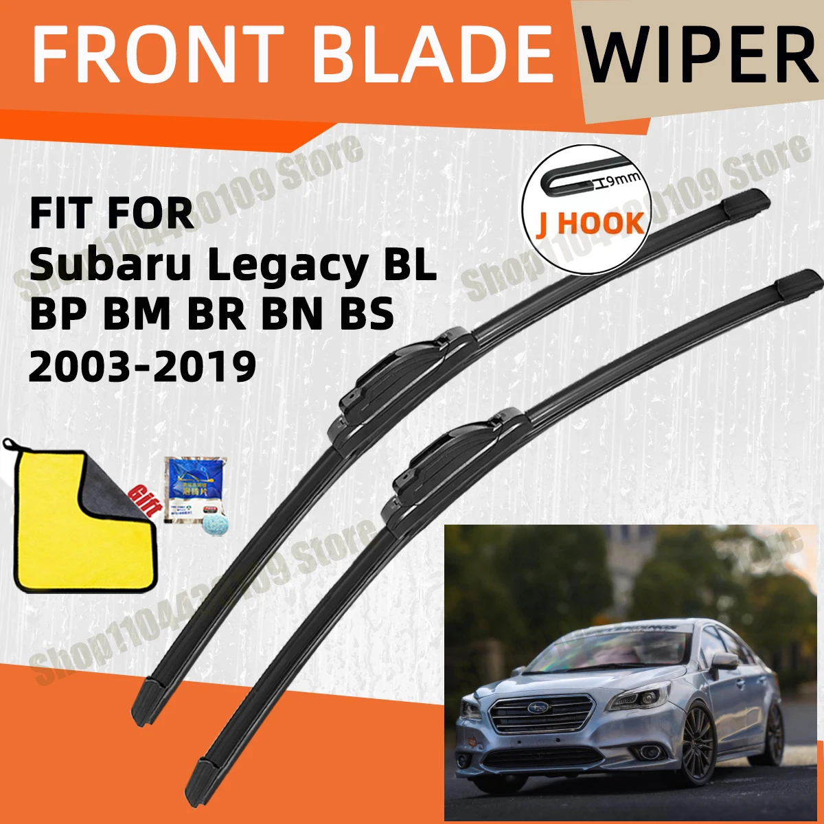 

Double Rubber Car Wipers for Subaru Legacy BL BP BM BR BN BS Front Blade Brushes Cutter Automobiles Accessorie Wiper Windscreen
