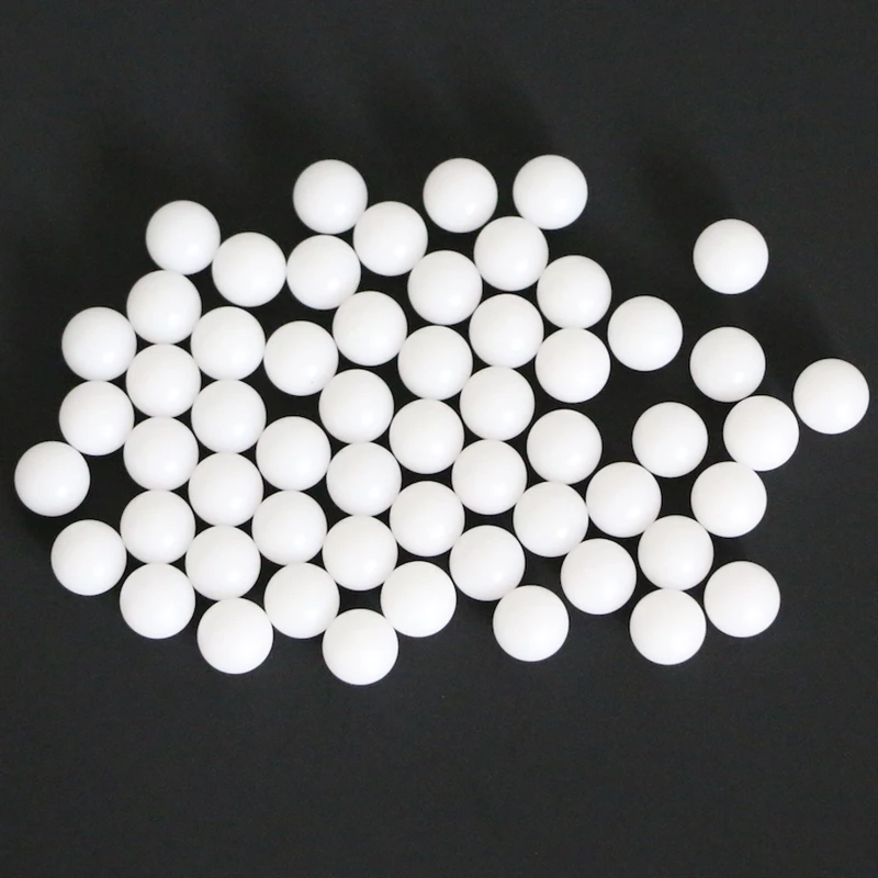 3/8'' ( 9.525mm ) 50pcs Delrin ( POM ) Plastic Solid  Balls for Valve components, bearings, gas/water application