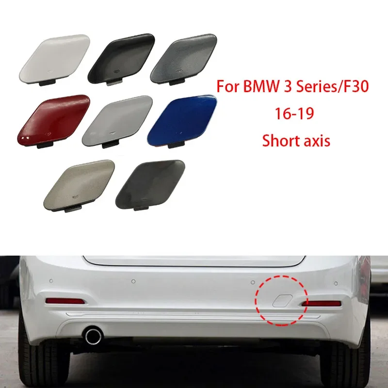 

Car Rear Bumper Tow Hook Eye Cover Cap Primed Bumper Trailer Cover For BMW 3 Series F30 16-19 51127438417