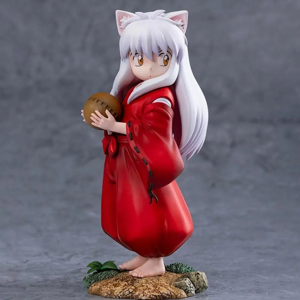 Japanese anime Inuyasha Standing posture Garage Kit Model Anime periphery Desktop ornament Children Toy birthday Holiday gifts