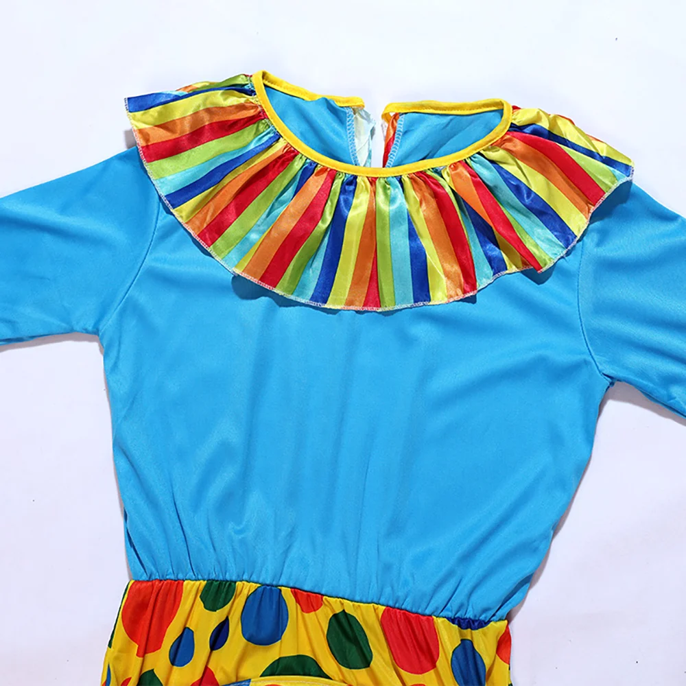 Meisjes Clown Fancy Dress Dameskostuum Feestkleding Onderhoudende activiteiten Carnavals Aankleden