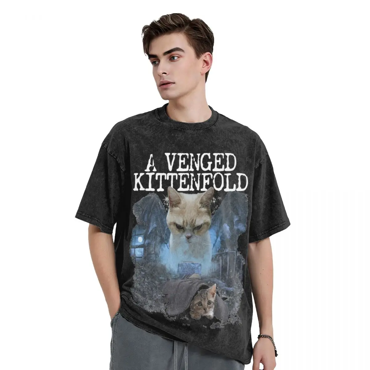 Avenged Sevenfold Rock T Shirts Hip Hop Washed Short Sleeve Harajuku T-Shirt Novelty for Men Women Tops Streetwear Printed Tees