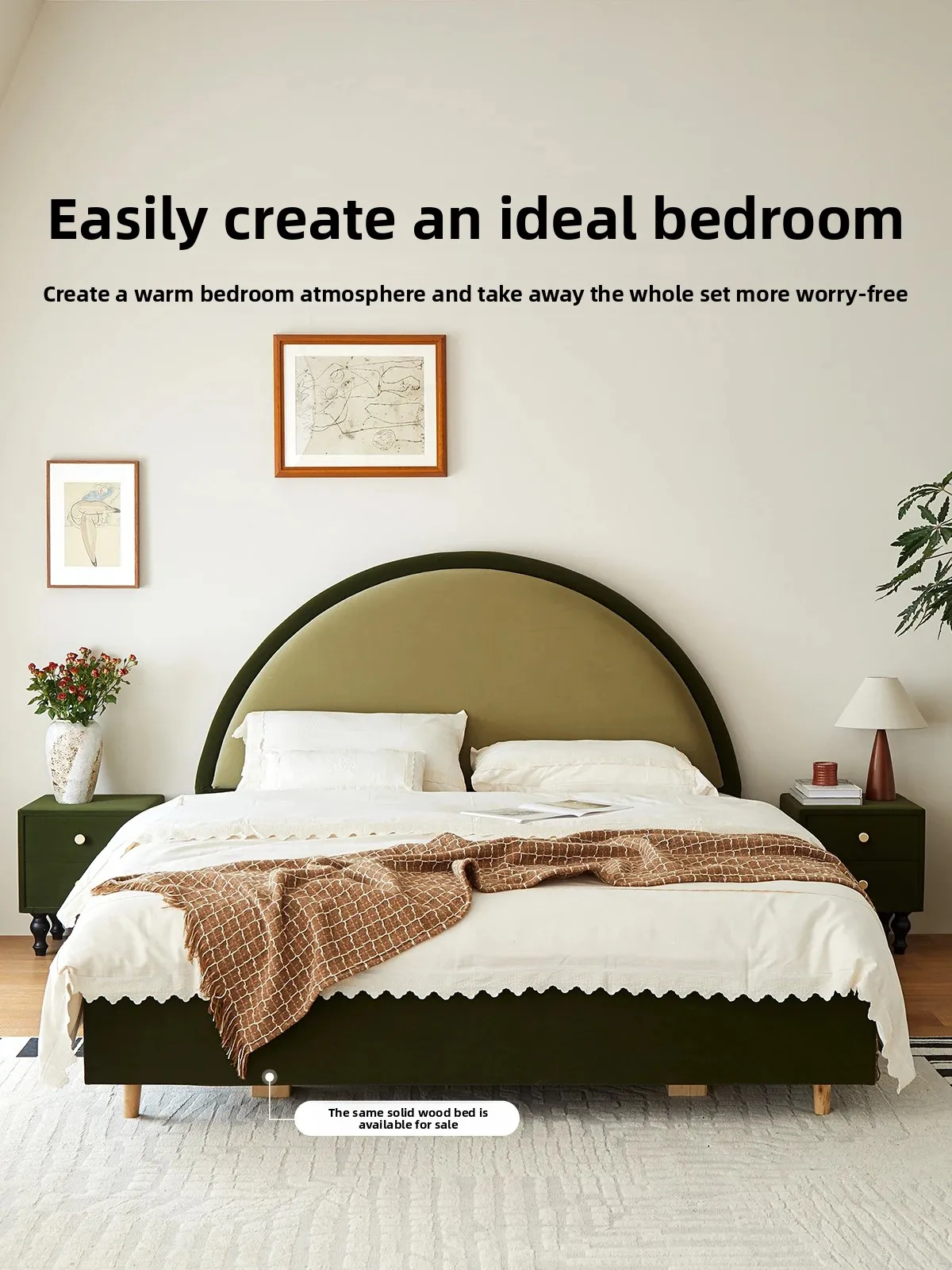 غرفة نوم رئيسية فرنسية كلاسيكية بجانب السرير لشراء غرفة نوم رئيسية بطول 1.51.8 متر من حصير التاتامي الراقية للأطفال في العصور الوسطى #4