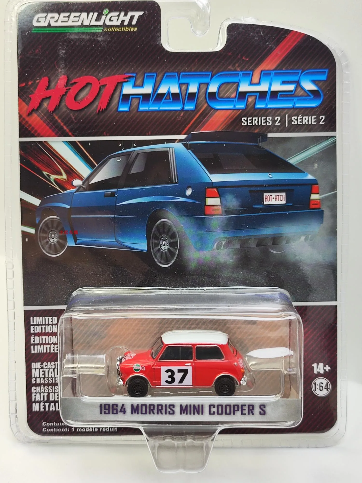 1:64 1964 Monte Carlo Rally 37 Mini Cooper S  Diecast Metal Alloy Model Car Toys For  Gift Collection