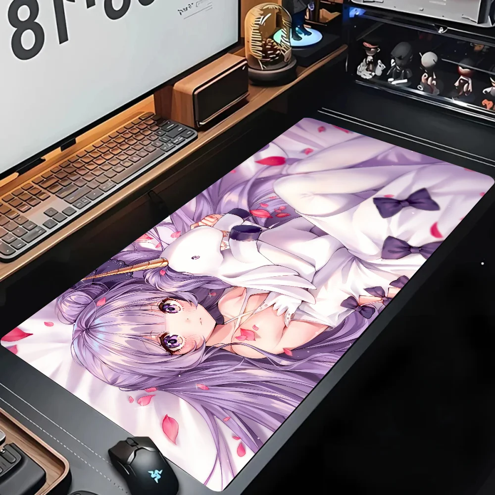 Game Azur Lane Unicorn Mousepad Desk Pad Gaming Accessories Prime Gaming XXL Keyboard Pad Stitched Pad Desk Pad