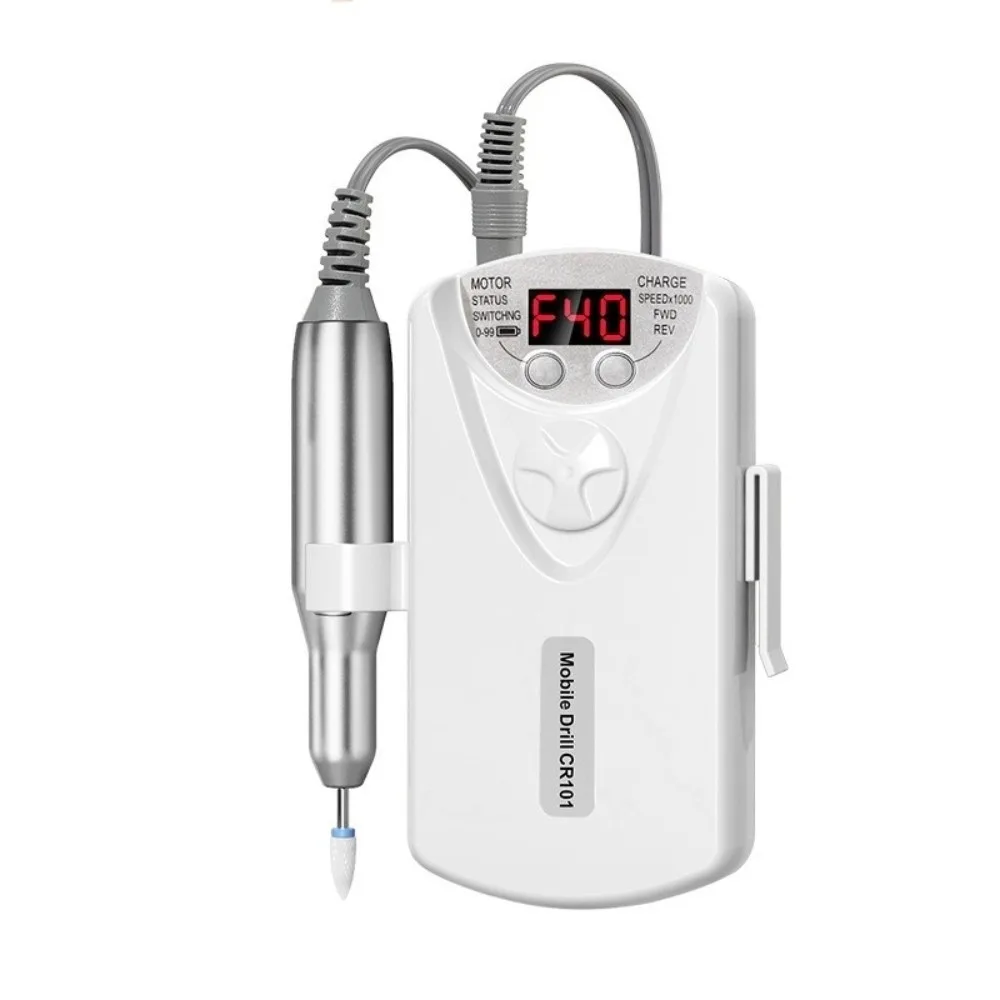 

Professional Nail Drill Machine with Drill Bits Low Noise Electric Nail Polisher Dead Skin Removal Multi-functional