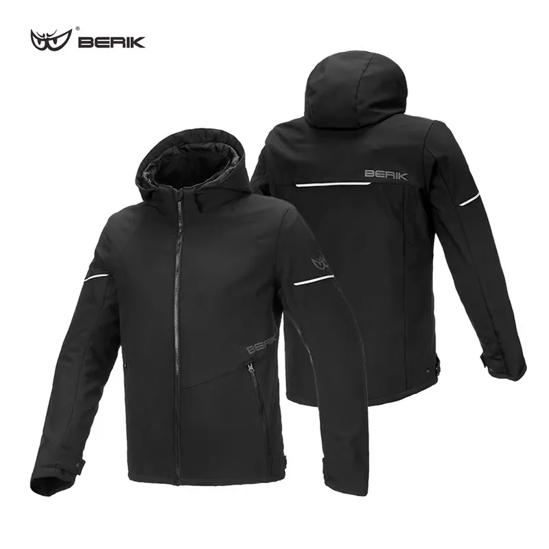 Berik Motorcycle Jacket Men's Winter Waterproof Commuter Motorcycle Suit Motorcycle Travel Off-road Four Season Racing Wear