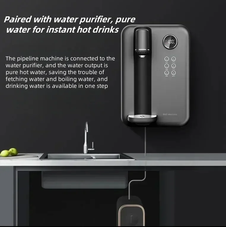 Pipeline machine wall-mounted water dispenser household new instant hot water machine smart office fast heat 220v