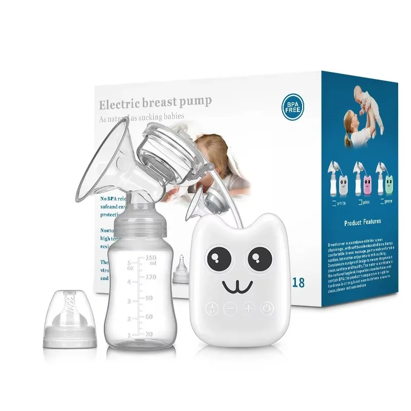

Intelligent silent anti-backflow single breast pump handheld portable double electric breast pump