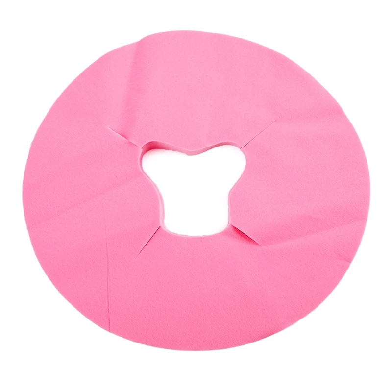 100Pcs Disposable Headrest Paper Pads Non-Woven Massage Face Pillow Cover