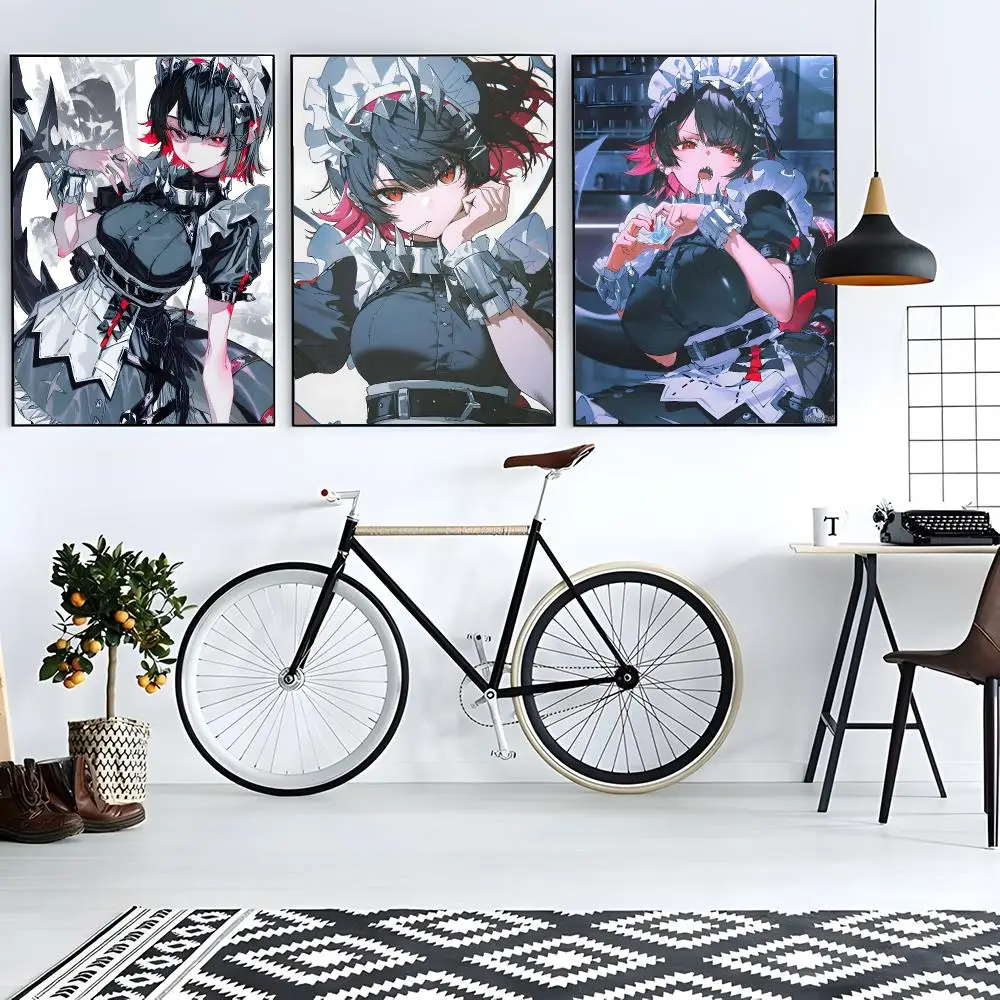 Game character Zenless Zone Zero Ellen Joe Poster Classic Wall Art Home Decor Peel and Stick Unframed