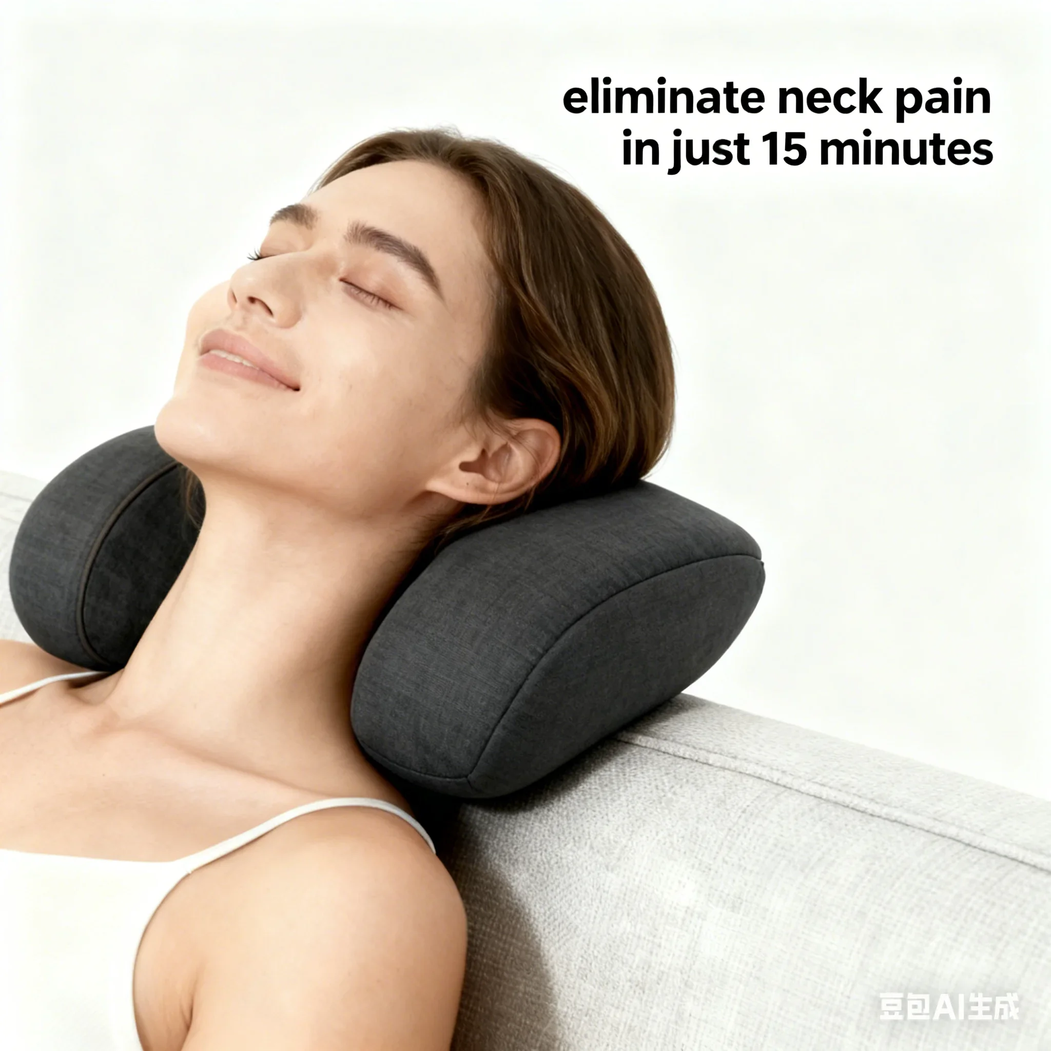 

Массажер для шеи 3-в-1 с подогревом и вибрацией. Эргономичный дизайн. Расслабляющая подушка для плеч и шеи для домашнего офиса.